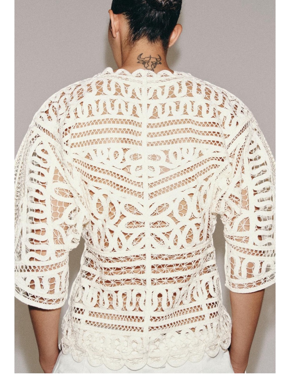 NWT Zara ZW collection crochet top - Picture 5 of 5